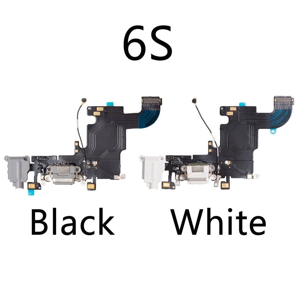 10 sztuk/partia ładowania Flex Cable dla iPhone 7 8 Plus XR XS max X USB ładowarka Port złącze dokujące z mikrofonem Flex Cable: 6S Mix color