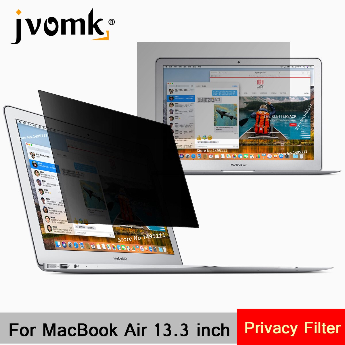 Voor Apple MacBook Air 13.3 inch (286mm * 179mm) privacy Filter Laptop Notebook Anti-glare Screen protector Beschermende film