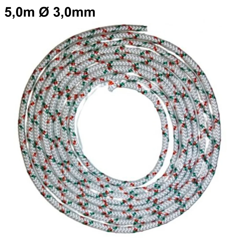 1Pc Rasenmäher Starter Seil Pull Seil 5m 3mm Durchmesser 165kg Ersatz Teile Für Gras Trimmer garten Power Werkzeuge Zubehör