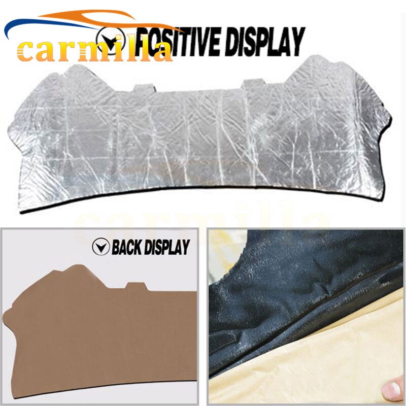 Carmilla Car Machine Soundproof Cotton Engine Hood Heat Sound Insulation Cotton Sticker For Ford Ecosport