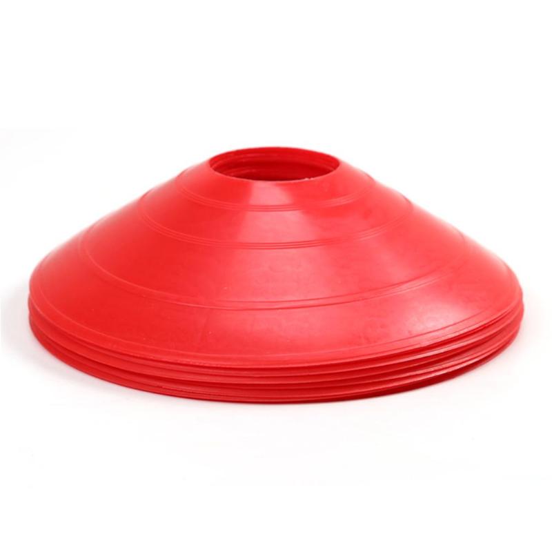 10 Stuks Beroep Training Disc Field Markering Coaching Training Tool Disc Kegels Voetbal Basketbal Snelheid Agility: Rood