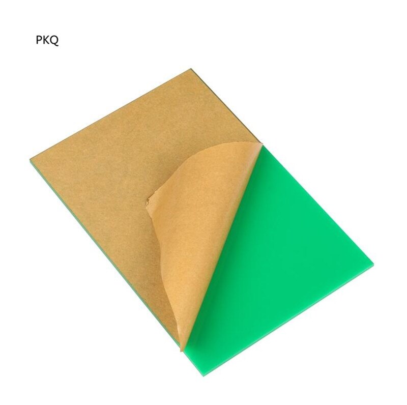 1 Uds., tablero acrílico de 2,7mm de espesor, placa de lámina de plexiglás Perspex extruido rojo/amarillo/verde, 300x40 0mm/ 300x200mm: 300x200mmx2.7mm / green