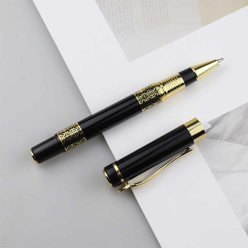 6 stuks balpen retro metalen inkt cadeau voor schrijven briefpapier kantoor schoolbenodigdheden