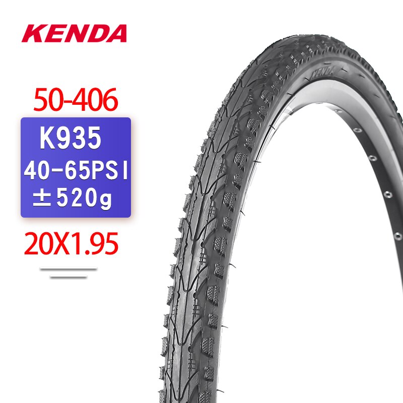 Kenda Fietsband 20 Inch 20*1.25/1.35/1.5/1.75/1.95/2.0/2.125 staaldraad 20*1 1 / 8 Klein Wiel Vouwfiets Band: K935 20X1.95