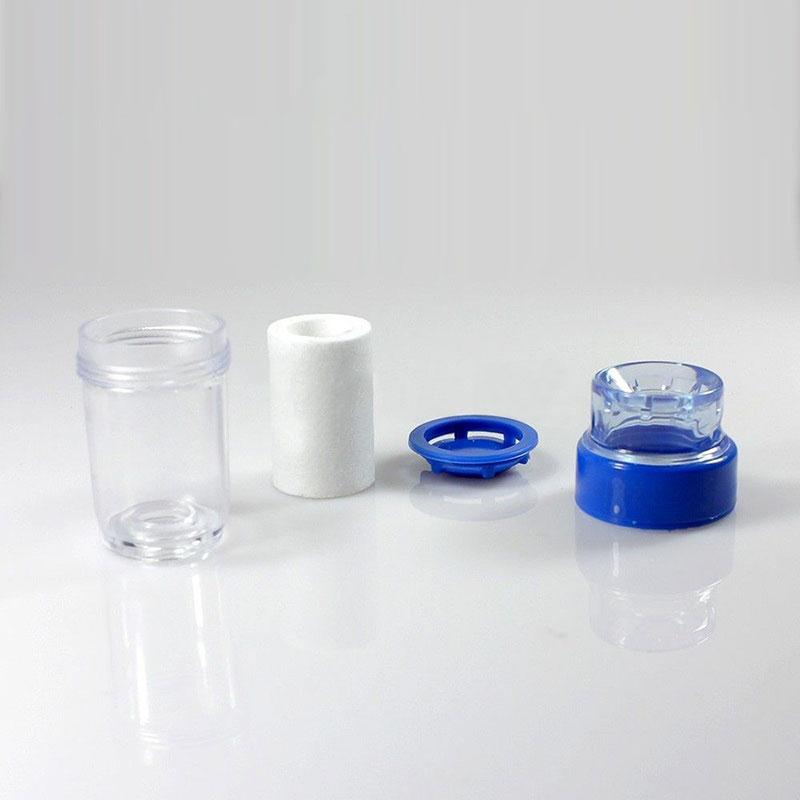 Faucet +5 Plastic Bathroom Replacement Filters 360 Degree Adjustable Water Purifier Tap Plug Free Useful