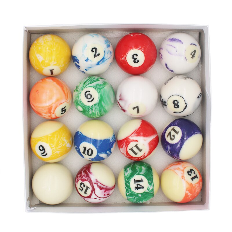 Marbling 16 Stuks Biljart Pool Ball Set Voor Verkoop
