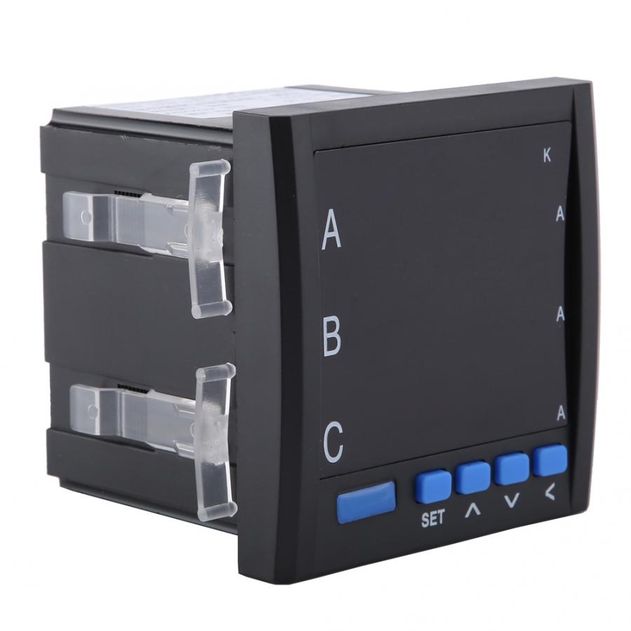 Digital Intelligent Display Three Phase Programmable AC Ammeter Digital Ammeter Voltmeter