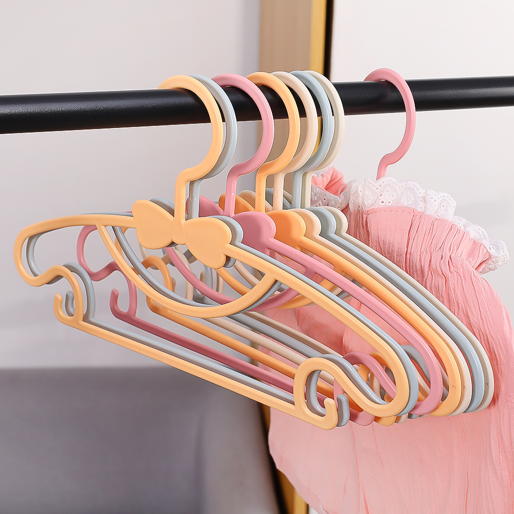 6/1 Stuks Kinderen Kleerhanger Rekken Draagbare Plastic Display Hangers Windproof Kids Jassen Hanger Houder Baby Kleding Organizer