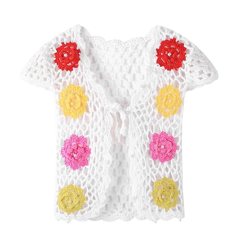 Autumn Winter Cotton Sweater Top Children Clothes Baby Girl Clothing Cutout Knitted Cardigan Sweater Kids Spring Wear