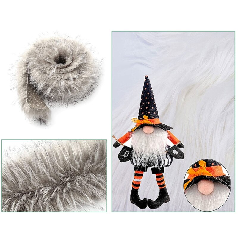 Faux Fur Trim Comfortabele Bont Lint Tape Diy Kleding Naaien Craft Kostuum Decoratie Harige Streep Voor Maken Haar