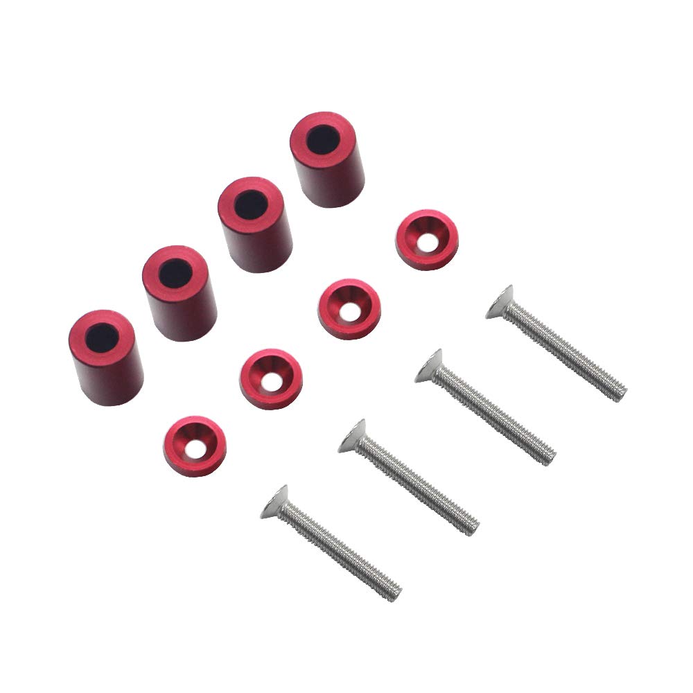 Hood Spacer Riser, Aluminium Motor Kap Ventilatie Spacer Riser Kit Voor 6 Mm Turbo Motor 4 Kleuren Beschikbaar: Red