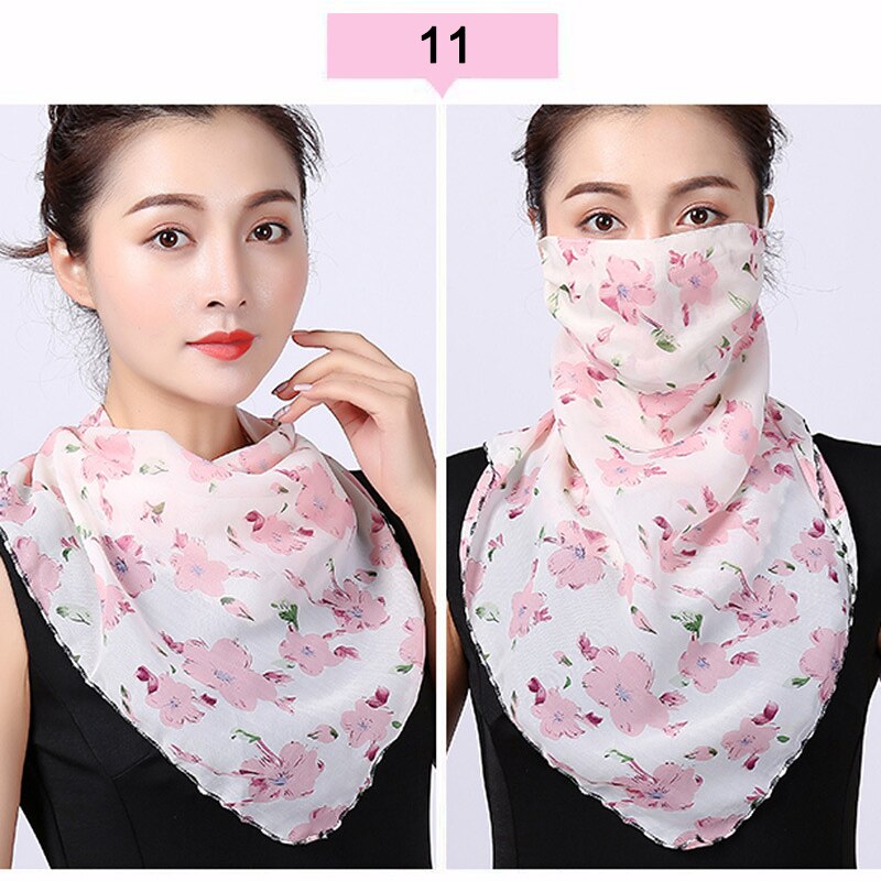 Écharpe Protection UV pour femmes | Couvre-visage, Protection UV respirant avec corde d'oreille ajustable pour femmes en plein air vj: 11