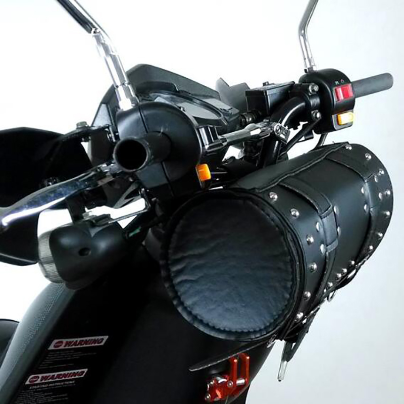 MOTRAVEL Motorcycle Handle Bar Bag Travel Luggage Tool Bag Motorcycle Rear Storage Side Bag Black Khaki