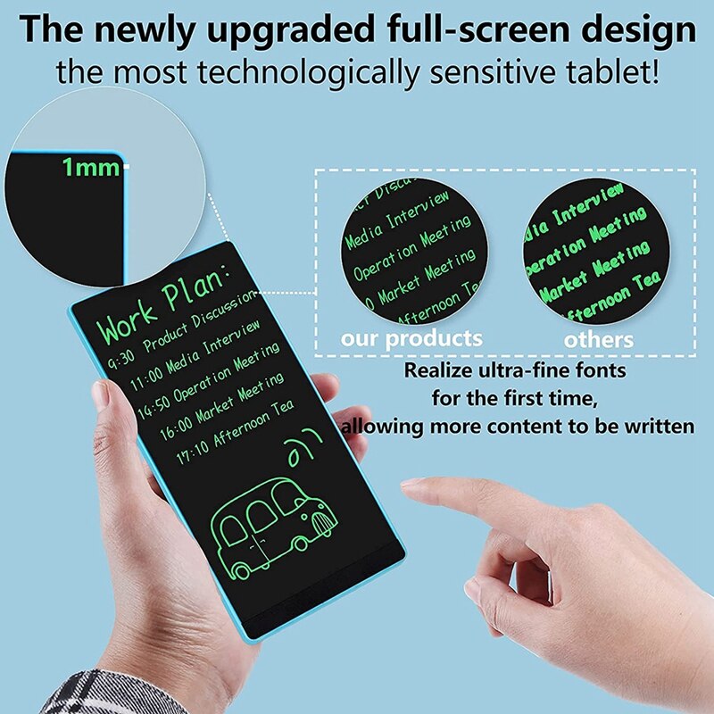 LCD Writing Tablet,Full Screen Business LCD Writing Board,Handwriting Board/Graphics Tablet/Memo Board For All Ages