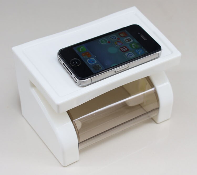 ZZLBZN 2 stuks toiletpapierhouder, plastic toiletrolhouder