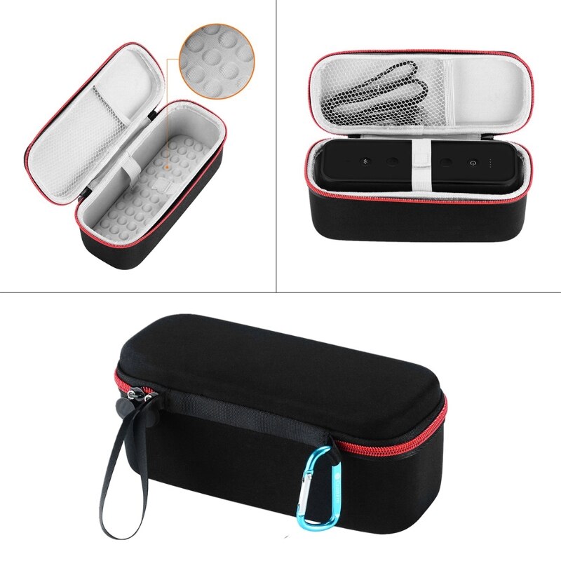 1Pcs Draagbare Eva Zipper Hard Case Bag Box Voor Anker Soundcore Pro Bluetooth Speaker