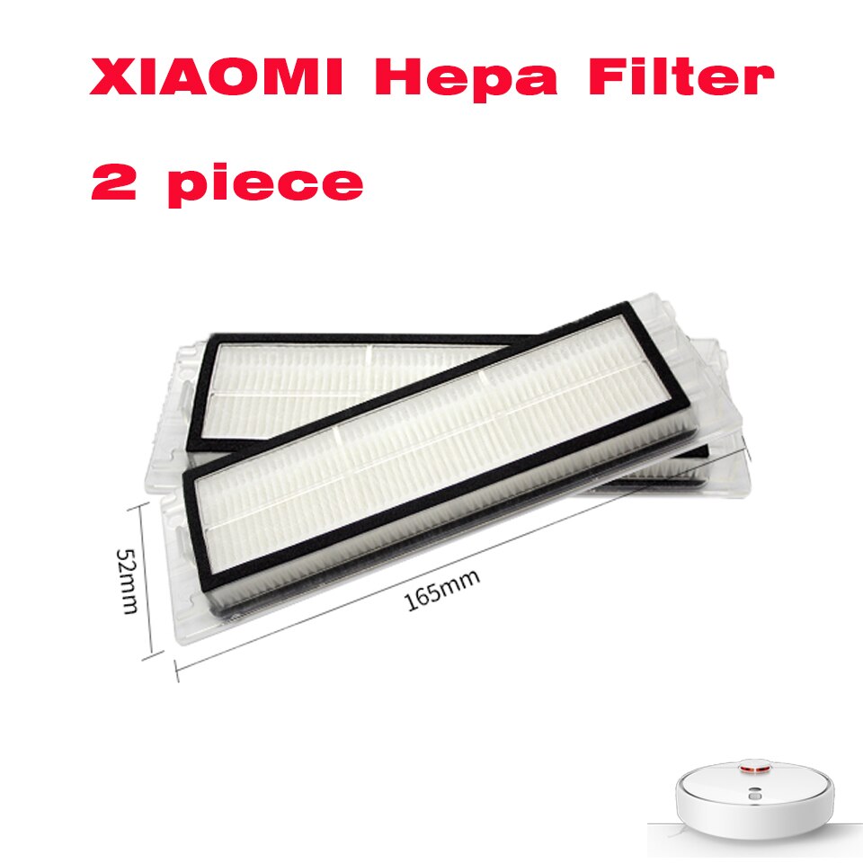 2 stuks Hepa Filter Veegmachine Accessoires voor Xiaomi Roborock Stofzuiger Smart Cleaning Robot Vervanging Cleaner Kit