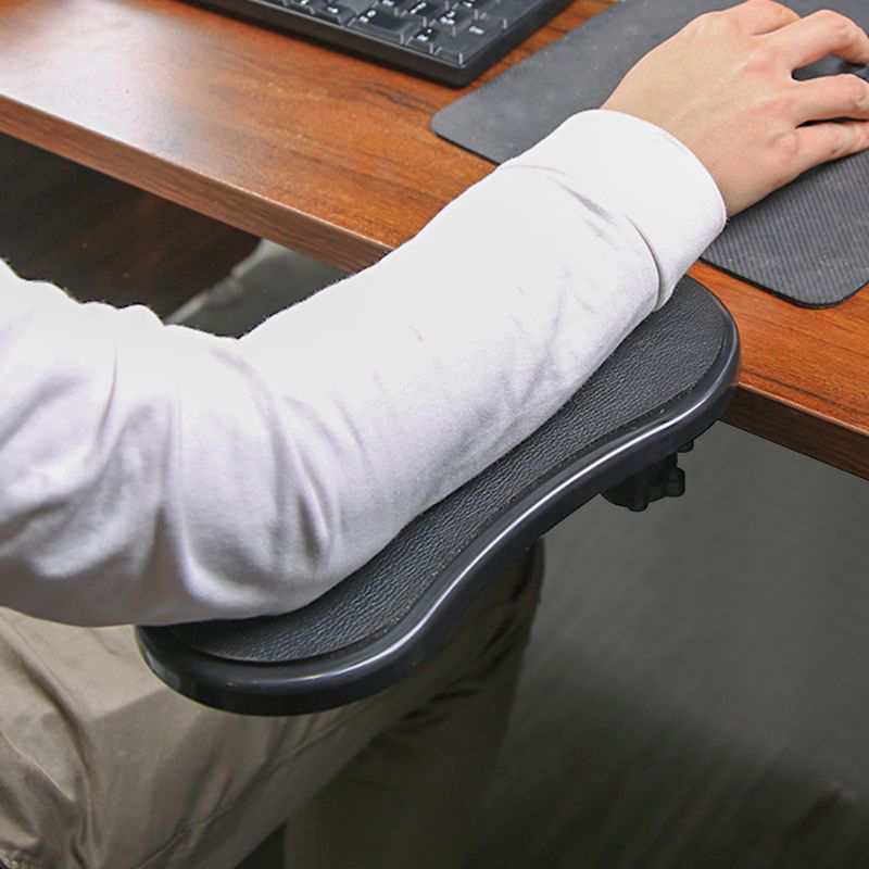 Repose-bras d'ordinateur pour bureau, Support de repose-poignet ergonomique réglable pour clavier, extension d'accoudoir, Support rotatif pour tapis de souris