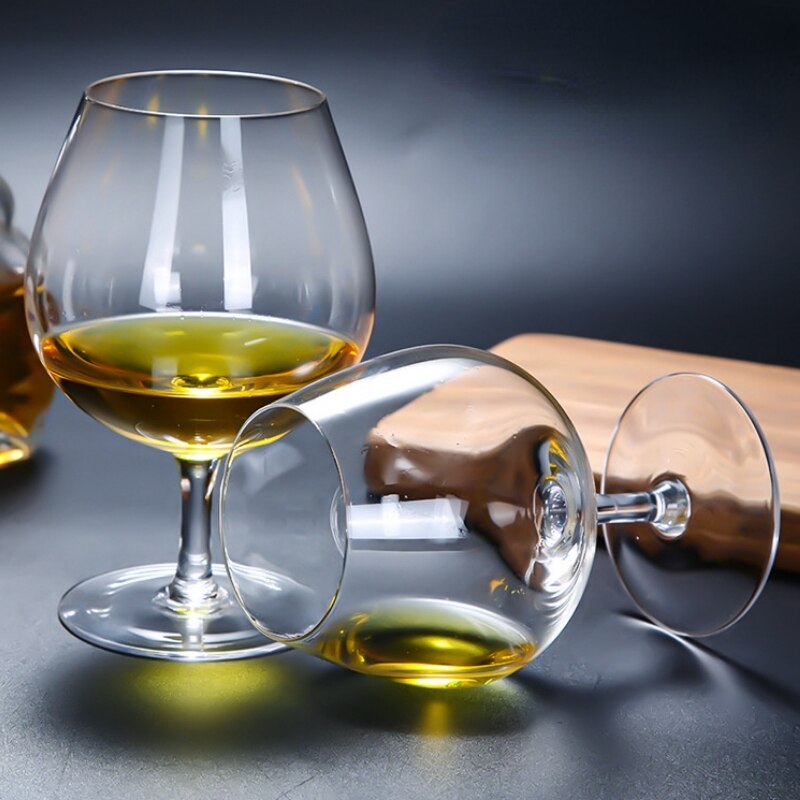 300-600ml Lead-Free Crystal Whiskey Brandy Wine Glass Exquisite Shape Goblet Festival Family Bar Drinkware Cup