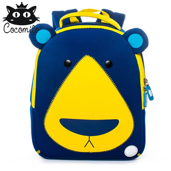 3D enfants sac école sacs à dos pour filles garçons bébé ours éléphant maternelle sac à dos Anti-perdu sac d'école Mochila Escolar: XCKZ001