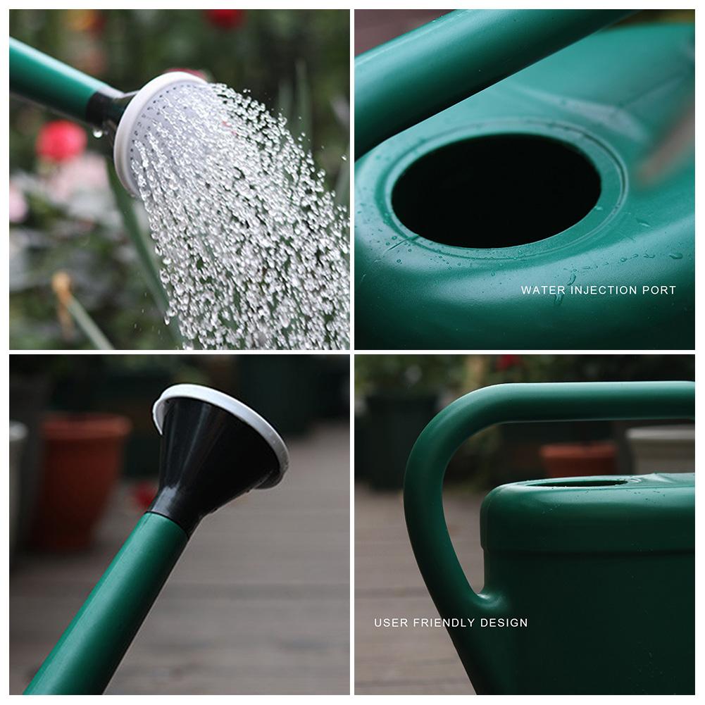Gardening Watering Can Plastic 3L/5L Capacity with Long Nozzle Watering Can for Balcony Vegetable Planting Flower Sprinkling