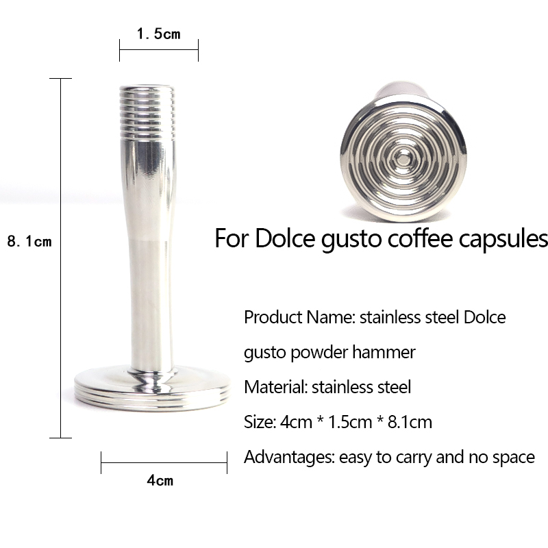 Adattatore per capsula riutilizzabili per capsula di caffè Dolce gusto converti compatibile con Genio S, accessorio per caffè macchina ottavino: prugna