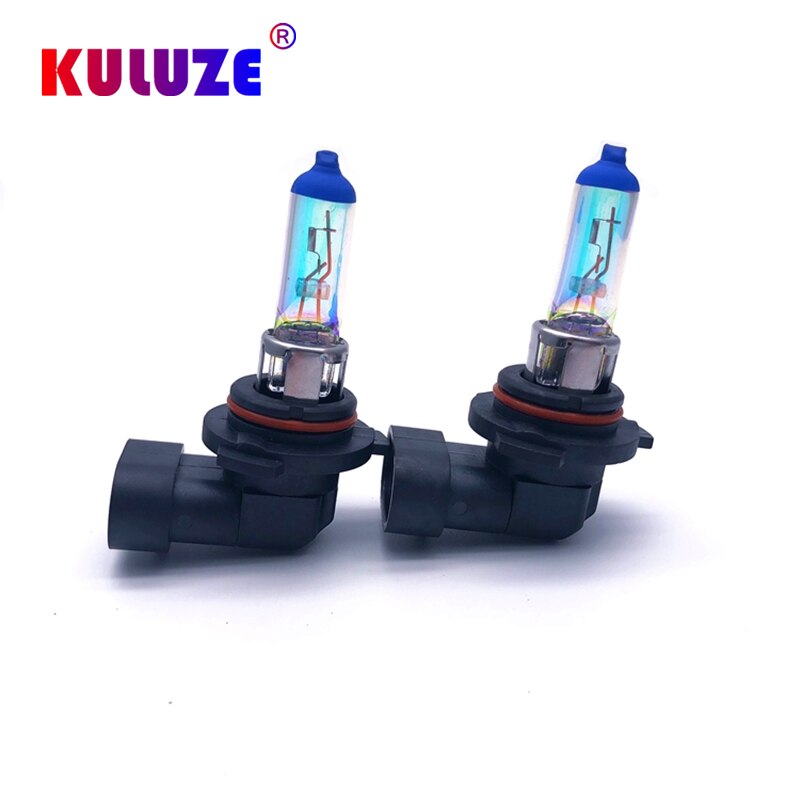 2 Pcs HB4 9006 12V55W Rainbow Blue Plasma P22d Car Quartz Halogen Bulb Fog Lamp Automobile Headlamp
