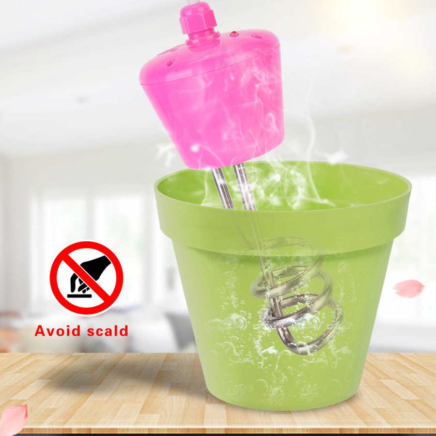 AC 110V 1500W Floating Water Heater Immersion Elements Boiler For Bath Tube Uniform Heat Dissipation