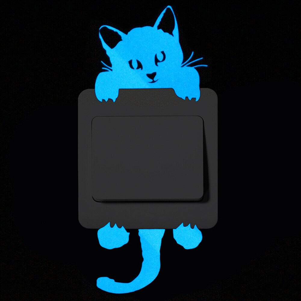 leuchtend glühen in das dunkel Schalter Zauberstab Aufkleber Fluoreszierende Aufkleber Startseite Zimmer Dekor Baby Zimmer Decorction