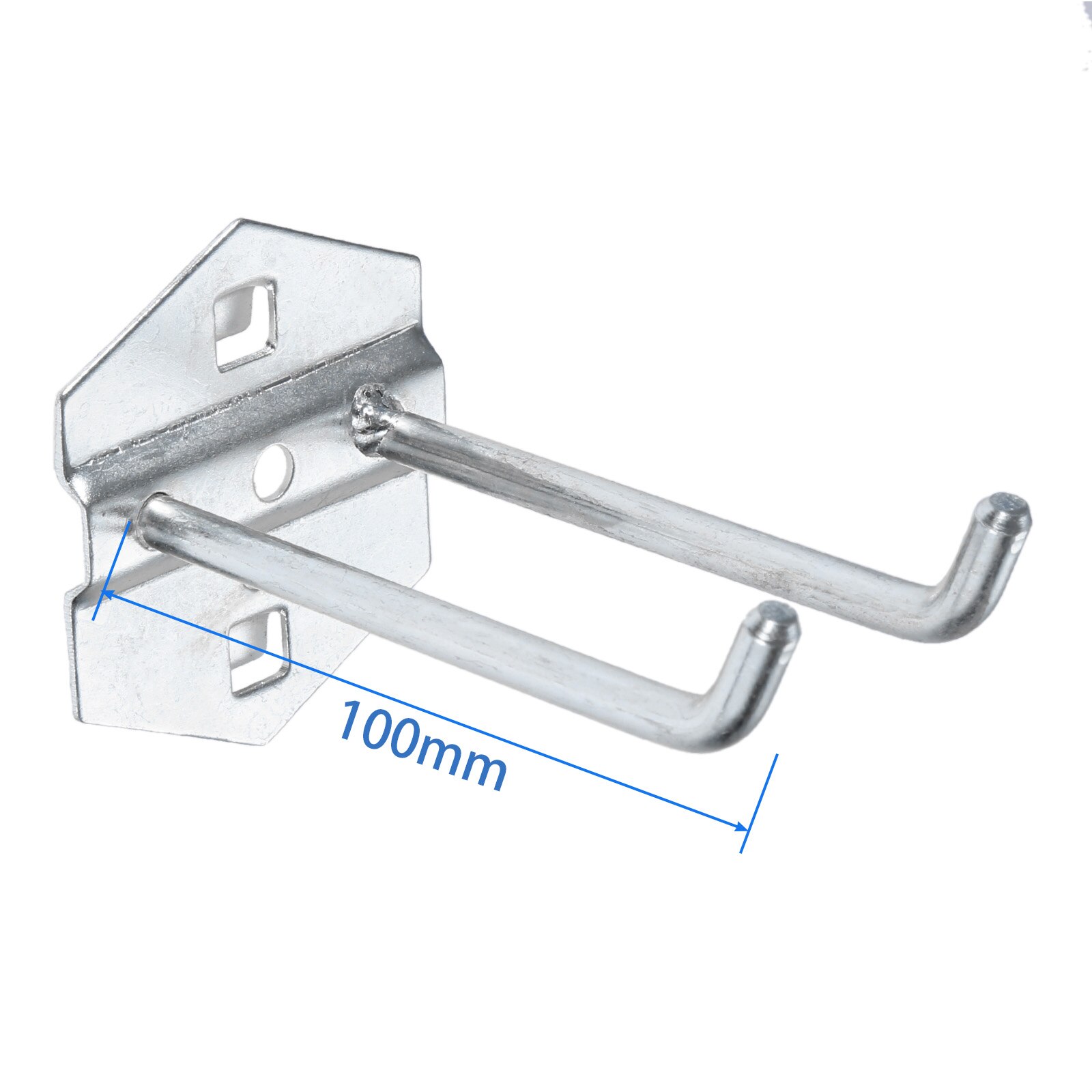 Dreld Muur Gemonteerde Gat Boord Haak Hardware Tool Magazijnstelling Hanger Haak Tuin Badkamer Organizer Haken Keuken Opslag Gereedschap: 10 100mm