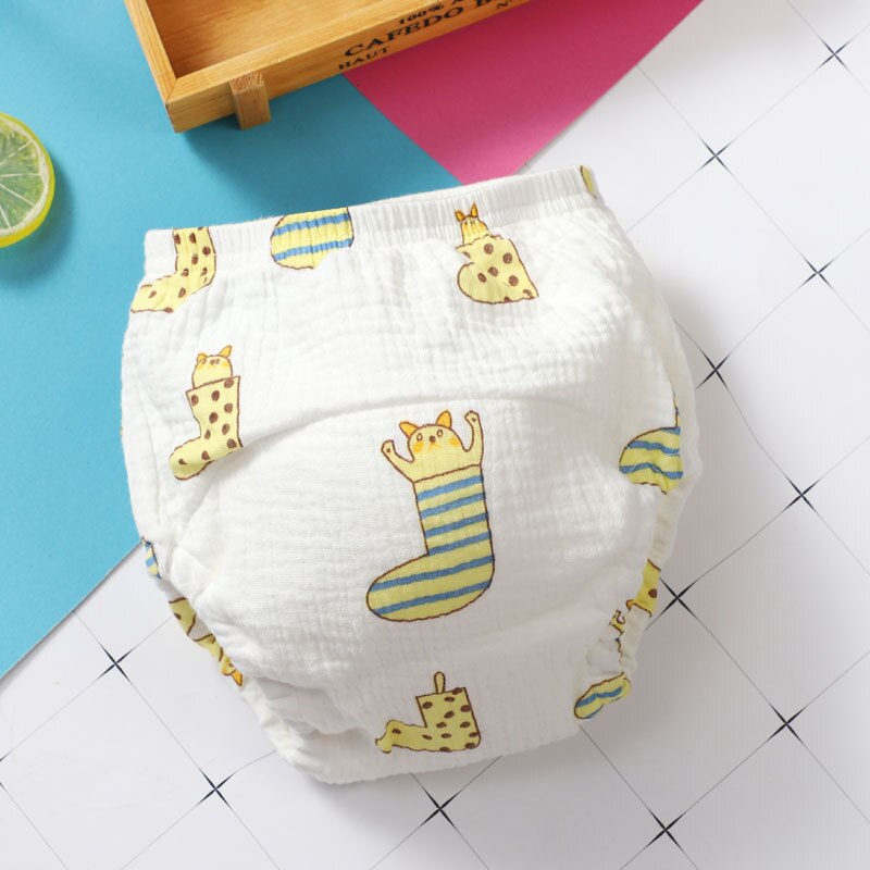 3-20 Months Baby Cotton Training Pants Panties Baby Diapers Reusable Cloth Nappies Infants Children Underwear Washable Nappy