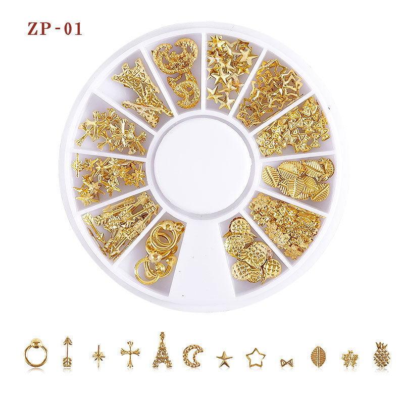 30 mønstre negle rhinestones sten ab farve rhinestone perler manicure til negle kunst dekorationer krystaller tilbehør: Zp -01