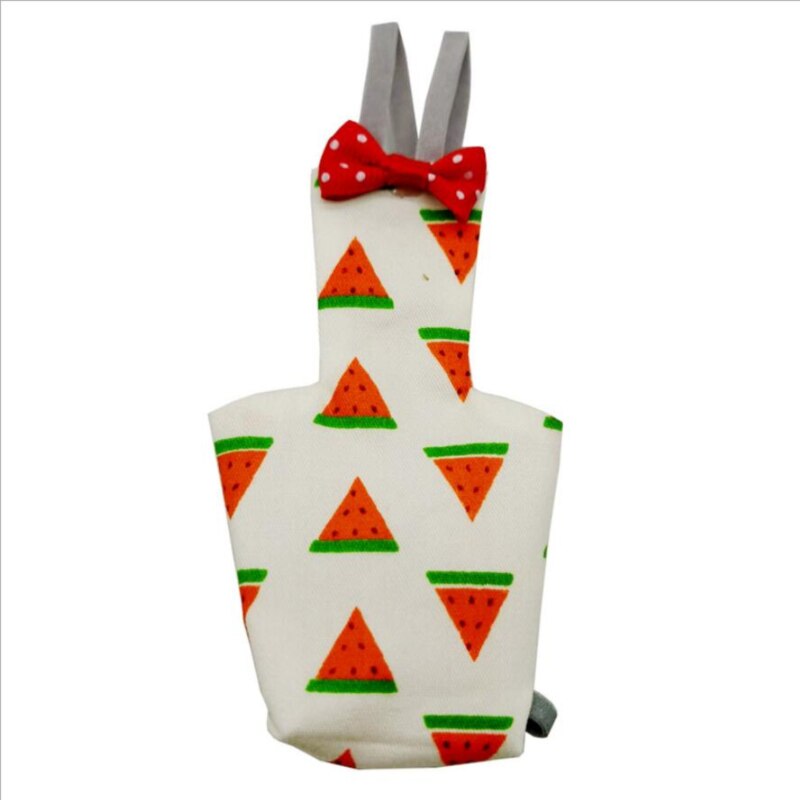 Ubrania dla ptaków domowych kupa pieluchy gówno kieszonkowe pieluchy lot kostium gołąb papuga dżentelmen dekoracyjna kokarda akcesoria: watermelon S