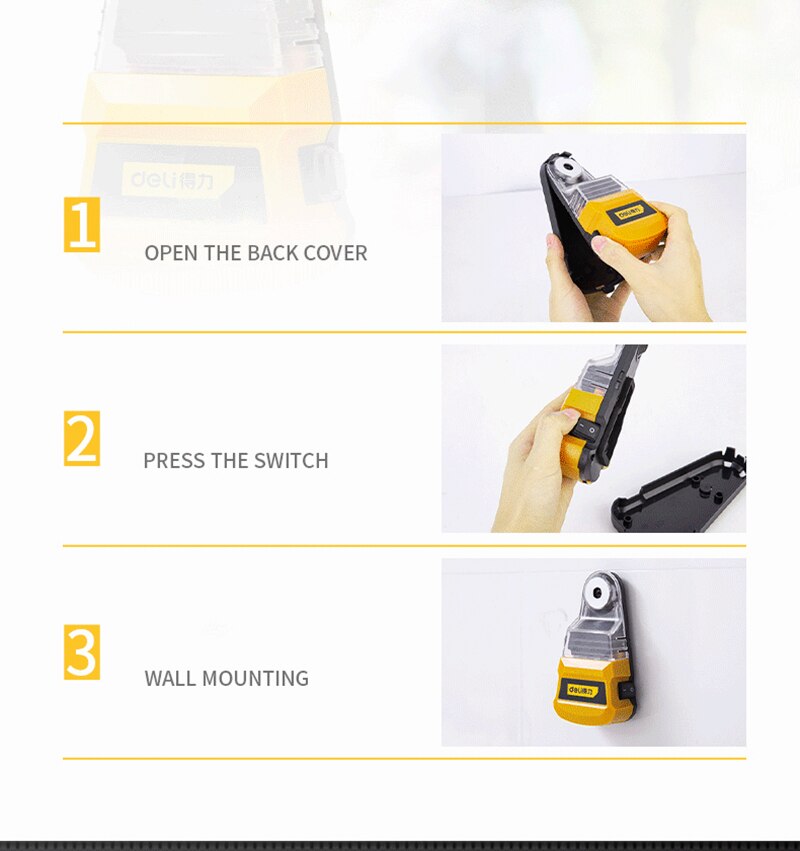 Deli automatic dust collection box electric drill electric hammer dust cover wall vacuum cleaner