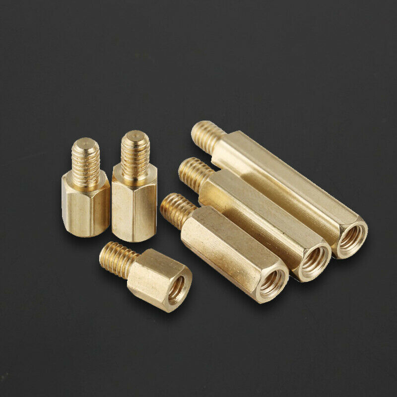 Utrustning mässingsmutter rostfri packning 120 st  m3 metriskt sortiment