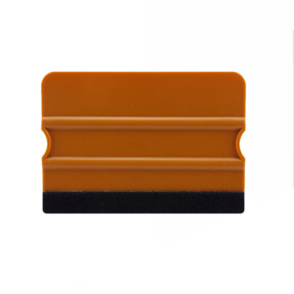 Vinyl Graphics Wallpaper Sticker Application Tool Scraper Hard Plastic Car Vinyl Wrap Decal Squeegee In Gold MO-70