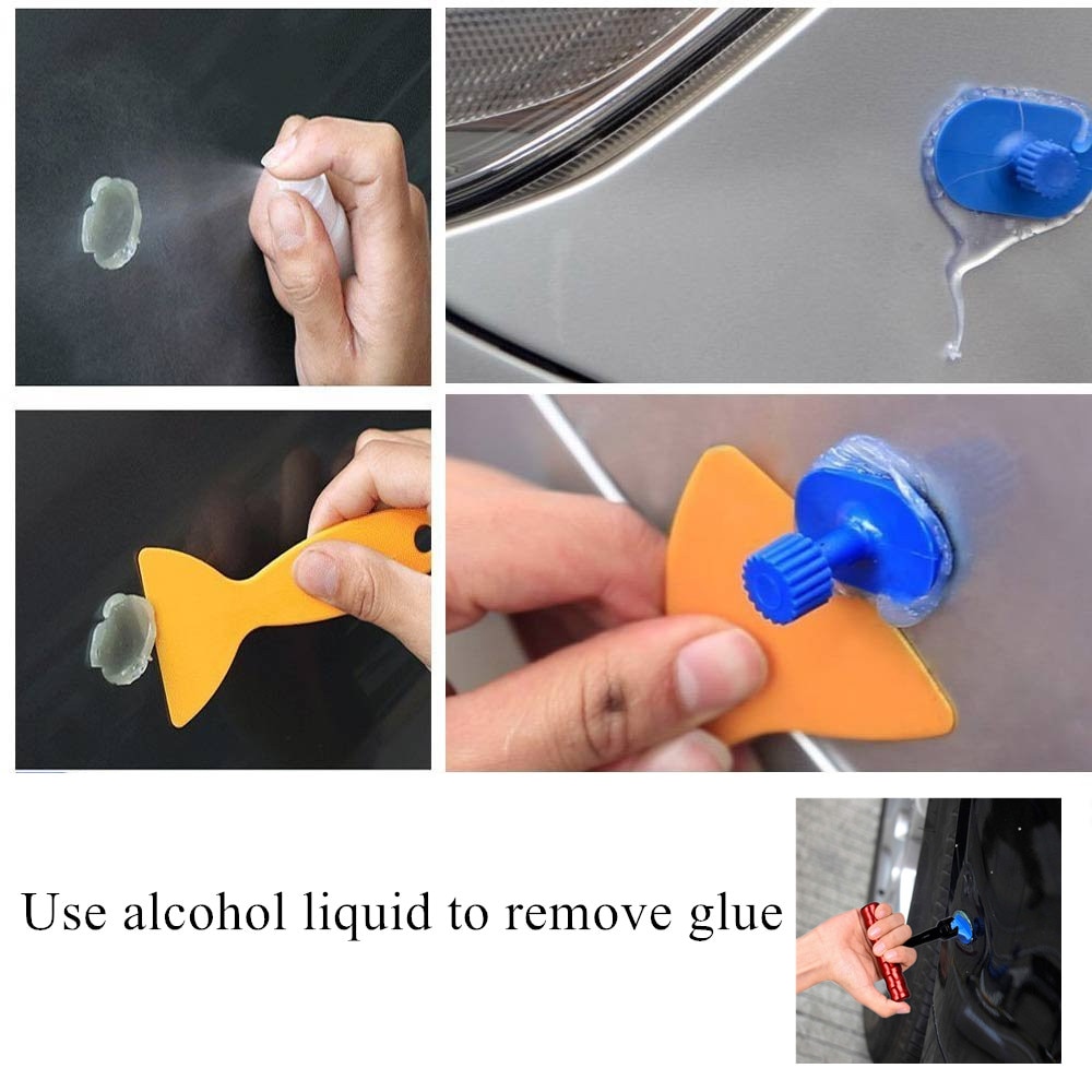 PDR tools paintless dent repair tools Paintless Dent removal Different Sizes pdr glue pulling tabs for Dent Removal