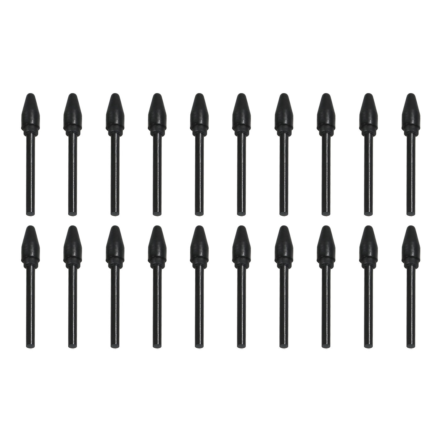 BOSTO 20pcs Replacement Nibs Pen Tips for Bosto 16HD Compatible with All BOSTO Graphic Monitor Drawing Tablet Stylus Black