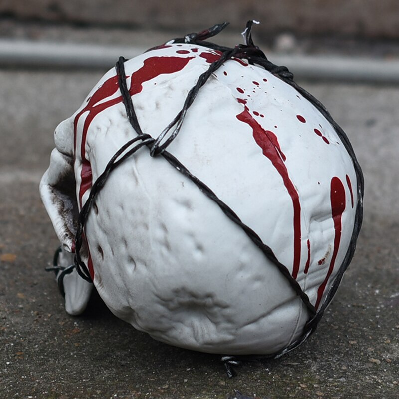 entsetzlich Schädel Statue Skulptur Halloween Bar Nachtclub Dekor Handwerk Malerei Requisiten Bar KTV Zähler Hause Dekoration