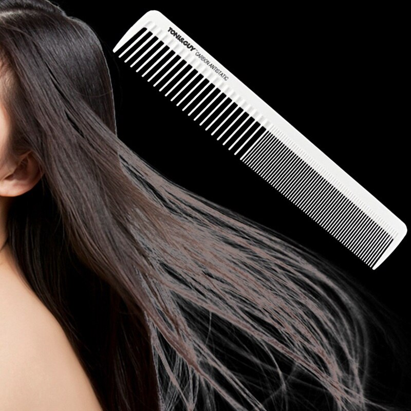 10 Style White Hairdressing Comb Anti-static Hair Cutting Combs Detangle Straight Hair Pro Salon Styling Tool