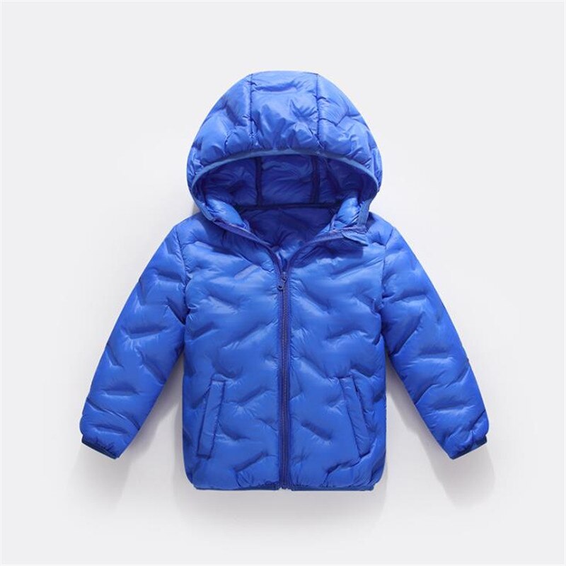 Autumn and Winter Children's Clothing Cotton Hooded Down Coat Baby Winter Snowsuit 4 Colors Warm Snow Wear for Kids