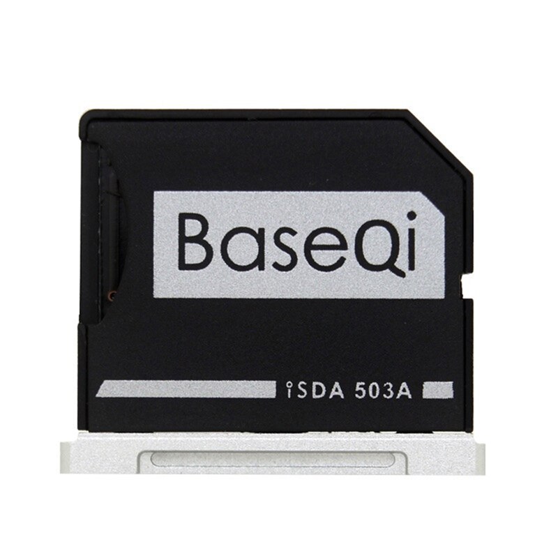 BaseQi MacBook 103/303/504/503 Aluminum Micro SD Adapter For MacBook Pro Retina 13"/15" and MacBook Air 13"
