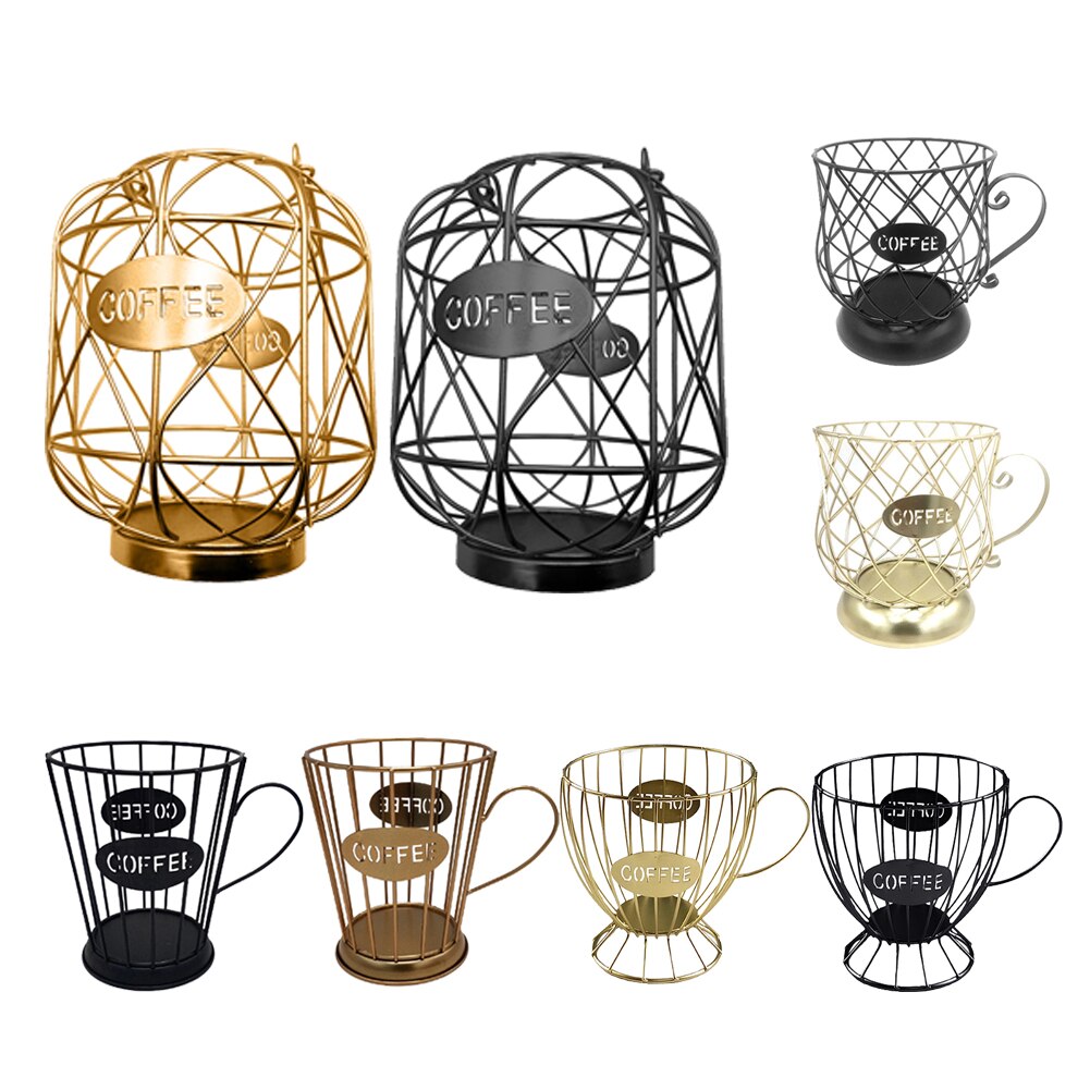 Kaffee Kapsel Universal Lagerung Korb Kreative Kaffee Tasse Obst Kaffee Pod Organizer Halter für Home Cafe Hotel Ornament