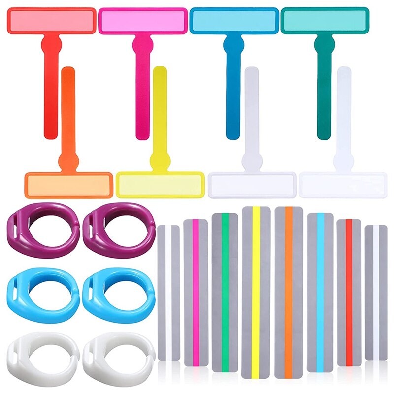 22 Pcs Reading Pointers for Kids Finger Focus Highlighter Reading Tools Finger Pointers for Kids ADHD Dyslexia Tools: Default Title