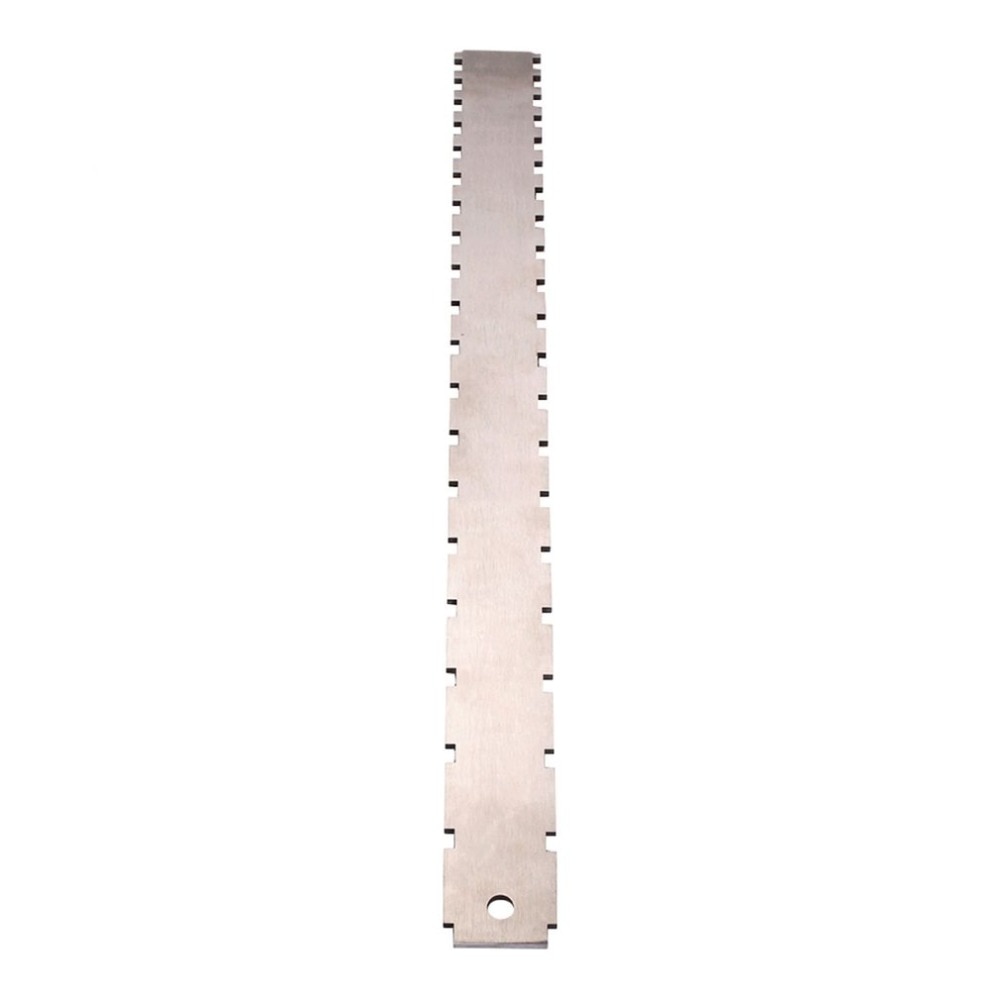 Gitarren-Messwerkzeug, Doppelseitiges Präzisions-Lineal für Gitarre und Bass, Griffbrett-Werkzeug mit Langzeitverwendung, for Musiker, DIY Enthusiasten und professionelle Instrumentenpflege