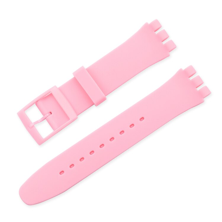 Silikon Strap 16mm 17mm 19mm 20mm für Swatch Uhr Band Weiche Gummi Ersatz Armband Handgelenk Armband zubehör für SWATCH