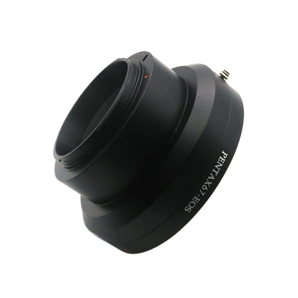 Anillo adaptador de montaje Pentax67-EOS para cámara, accesorio para Pentax 67 67II 6x7 series PK67, lente de formato medio a Canon EOS EF