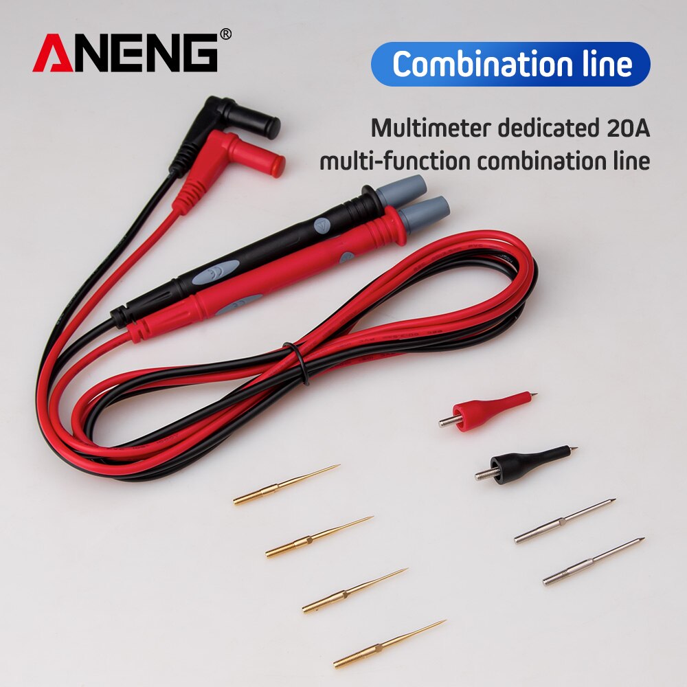 20A Multi-function Combination Multimeter Probe Test Leads Needle Tip Tester Lead Wire Pen Cable Feelers for FLUKE for Vichy