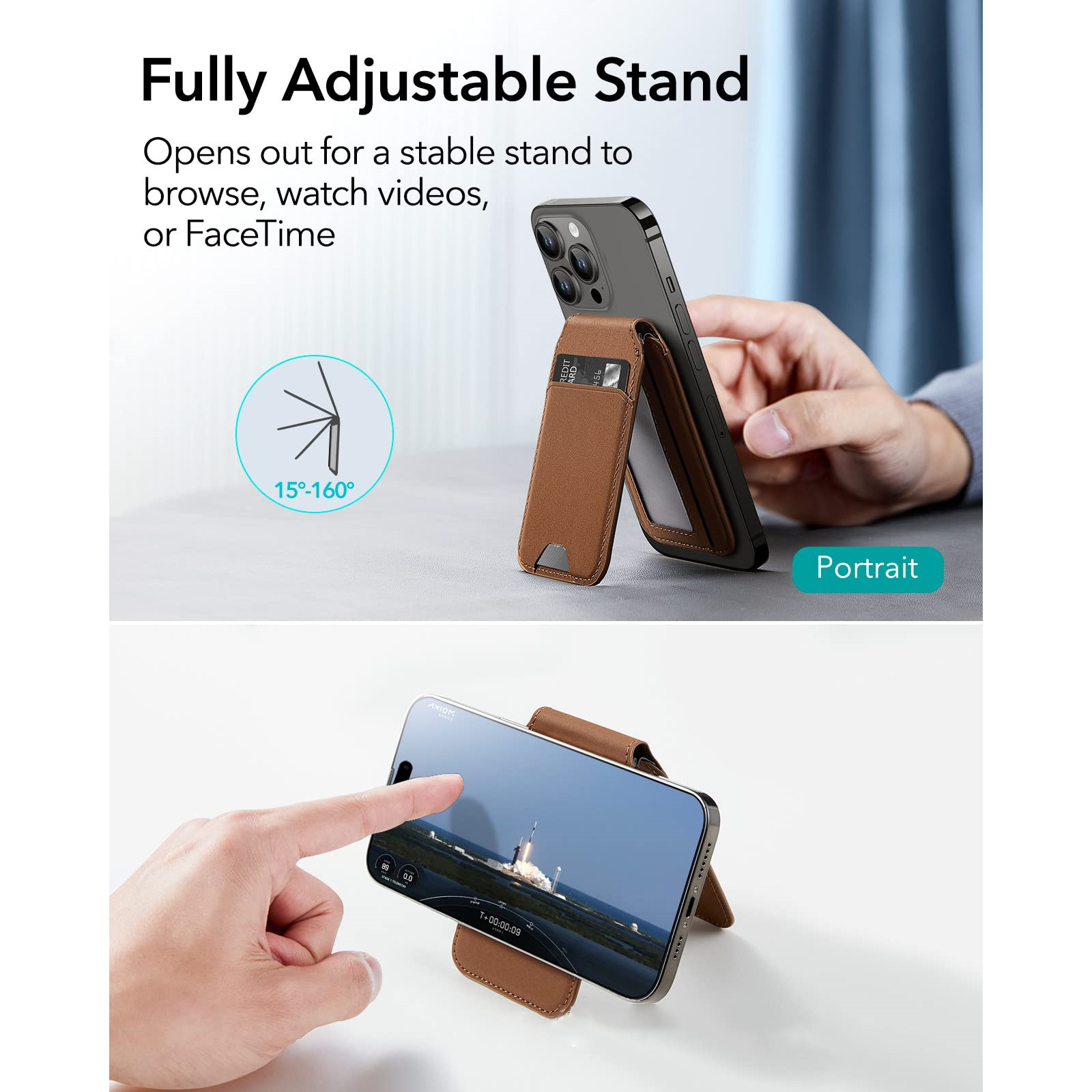 Wallet Back of Phone Ultra Thin Credit Card Holder Sticker Cell Phone Wallet for iPhone Magsafe Magnetic Phone Wallet CardHolder