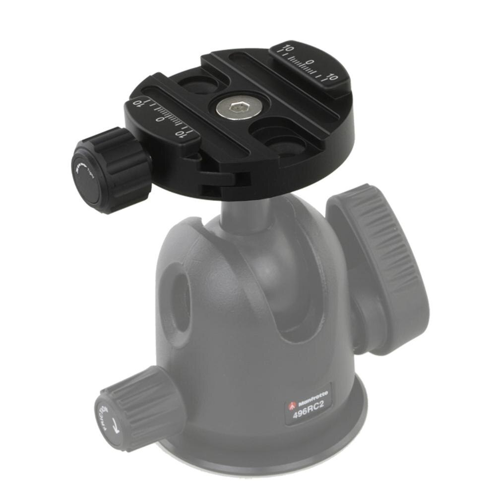 Haoge Combo Boss Adapter with 58mm Arca-Swiss-Compatible Quick Release Clamp for Manfrotto Tripod Ball Head Clamp Replacement